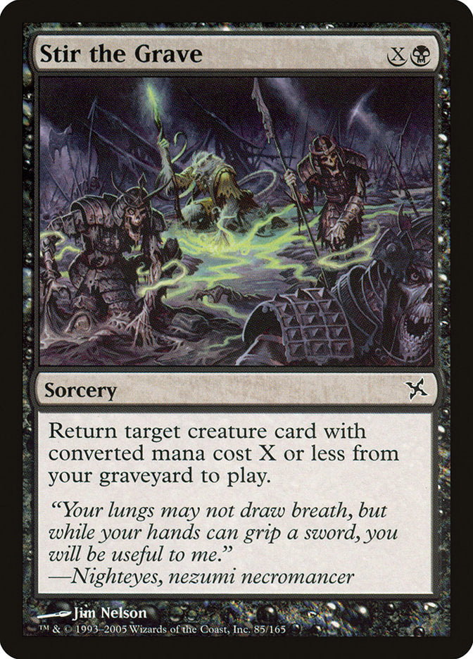 Magic | Stir the Grave [Betrayers of Kamigawa] | The Nerd Merchant