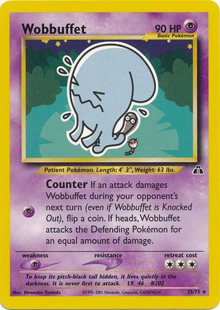 Pokemon | Wobbuffet (35/75) [Neo Discovery Unlimited] | The Nerd Merchant