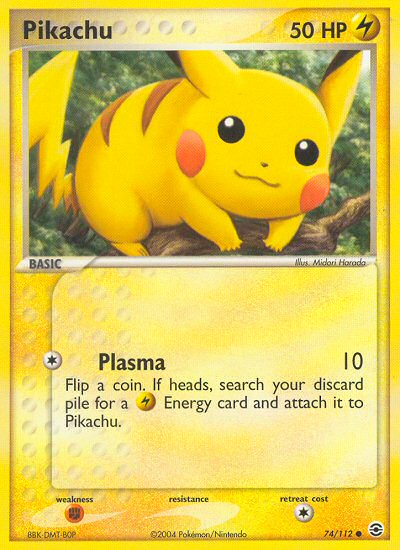 Pokemon | Pikachu (74/112) [EX: FireRed & LeafGreen] | The Nerd Merchant