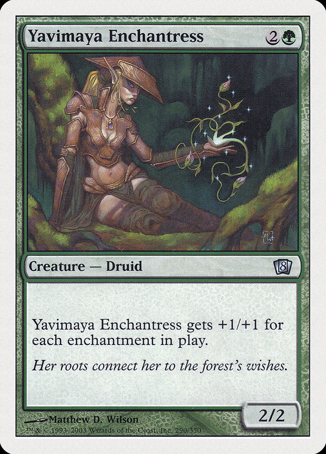 Magic | Yavimaya Enchantress [Eighth Edition] | The Nerd Merchant