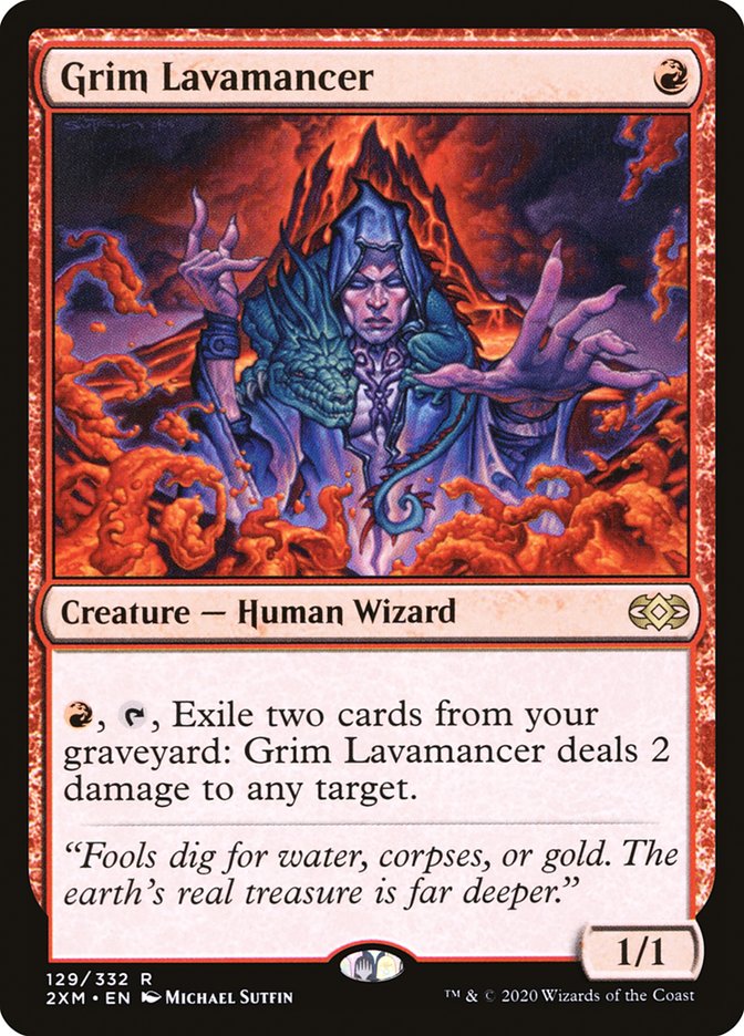 Magic | Grim Lavamancer [Double Masters] | The Nerd Merchant