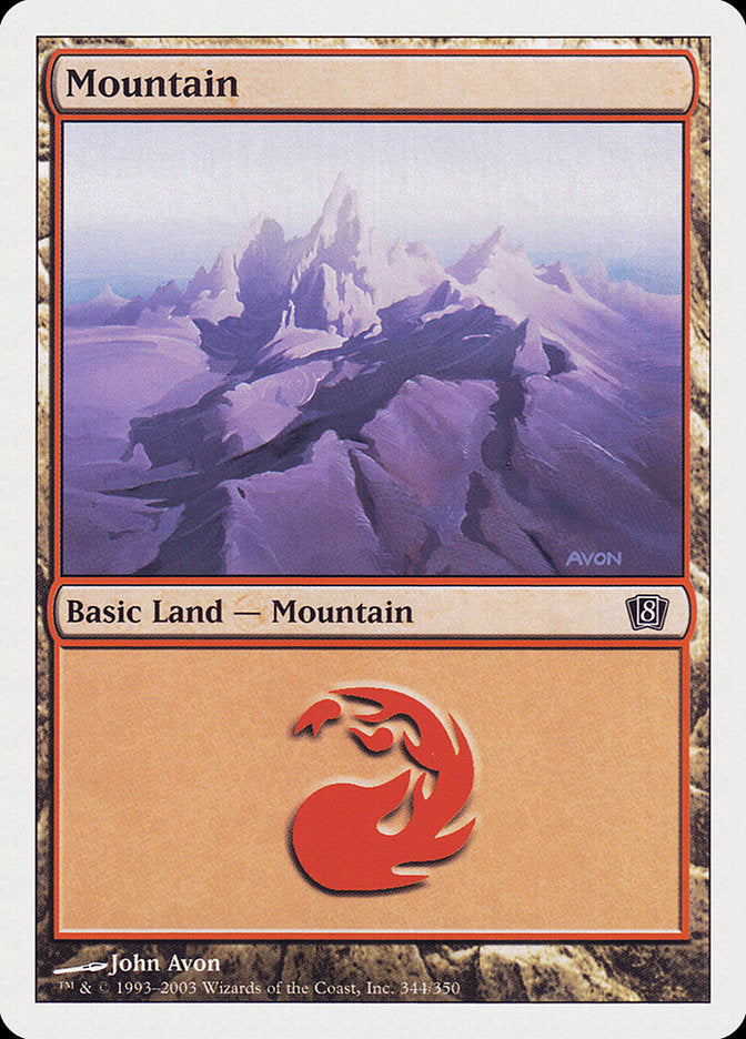 Magic | Mountain (344) [Eighth Edition] | The Nerd Merchant