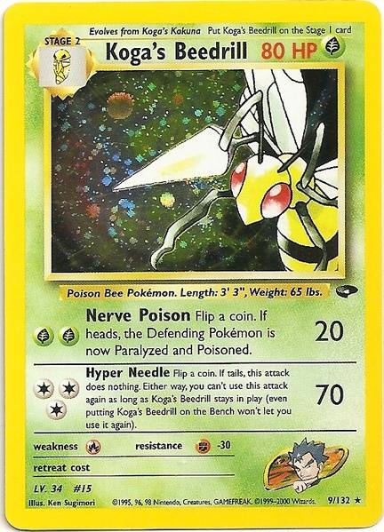 Pokemon | Koga's Beedrill (9/132) [Gym Challenge Unlimited] | The Nerd Merchant