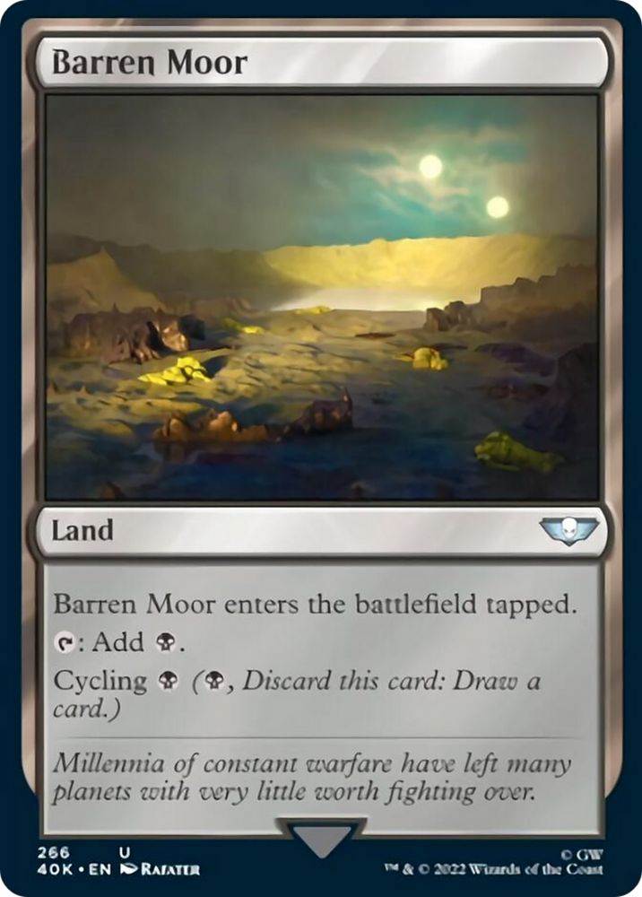 Magic | Barren Moor (Surge Foil) [Warhammer 40,000] | The Nerd Merchant