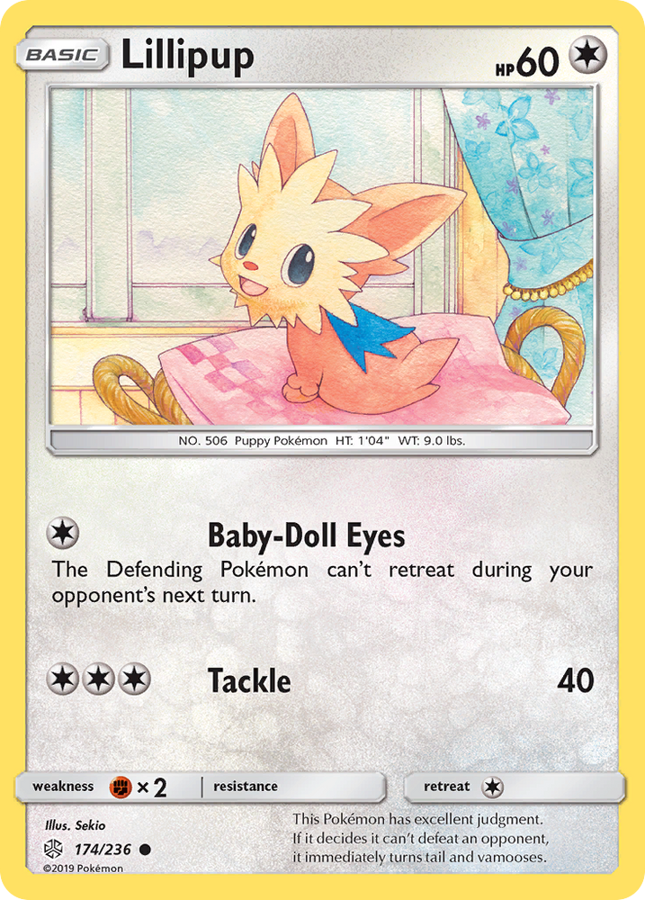 Pokemon| Lillipup (174/236) [Sun & Moon: Cosmic Eclipse] | The Nerd Merchant
