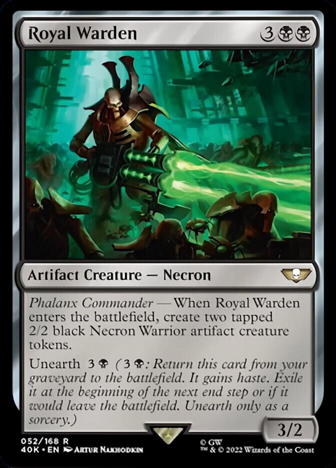 Magic | Royal Warden (Surge Foil) [Warhammer 40,000] | The Nerd Merchant
