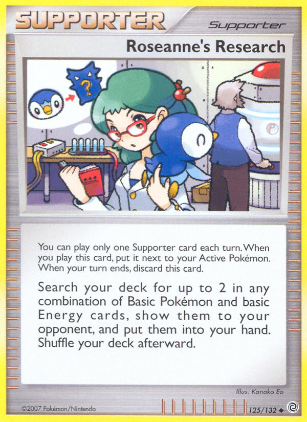 Pokemon | Roseanne's Research (125/132) [Diamond & Pearl: Secret Wonders] | The Nerd Merchant