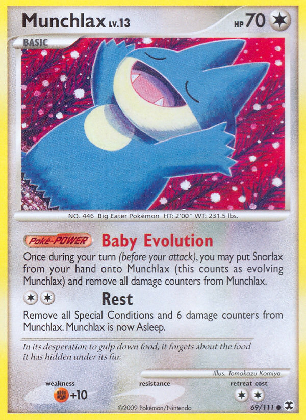 Pokemon | Munchlax (69/111) [Platinum: Rising Rivals] | The Nerd Merchant