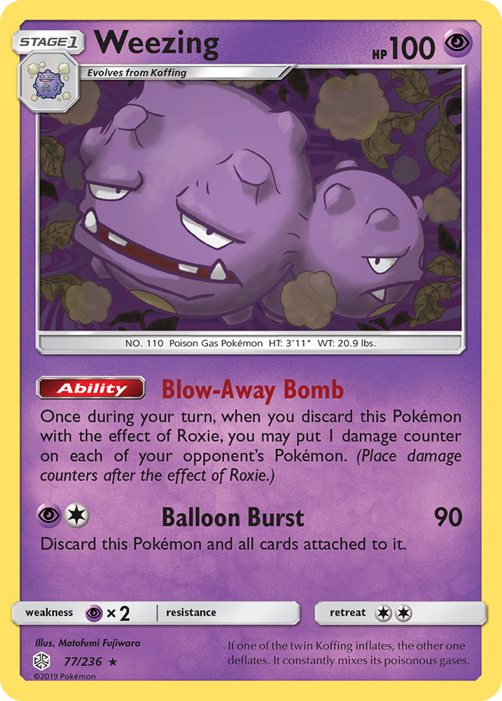 Pokemon| Weezing (77/236) [Sun & Moon: Cosmic Eclipse] | The Nerd Merchant