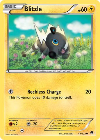 Pokemon | Blitzle (48/122) [XY: BREAKpoint] | The Nerd Merchant