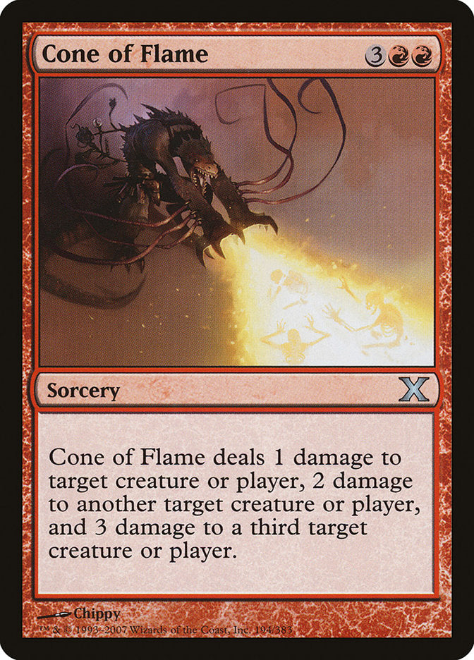 Magic | Cone of Flame [Tenth Edition] | The Nerd Merchant