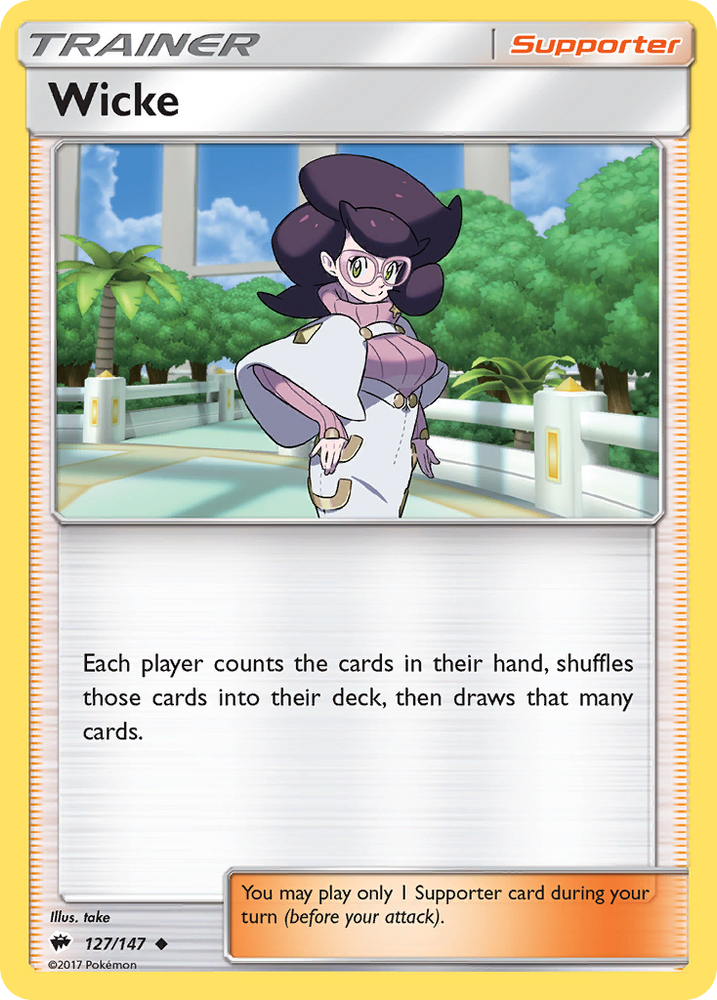Pokemon | Wicke (127/147) [Sun & Moon: Burning Shadows] | The Nerd Merchant
