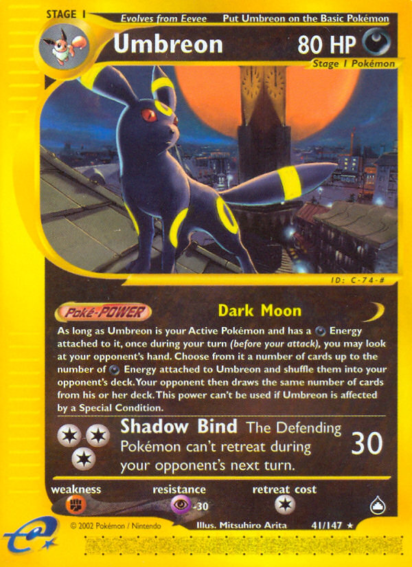 Pokemon | Umbreon (41/147) [Aquapolis] | The Nerd Merchant