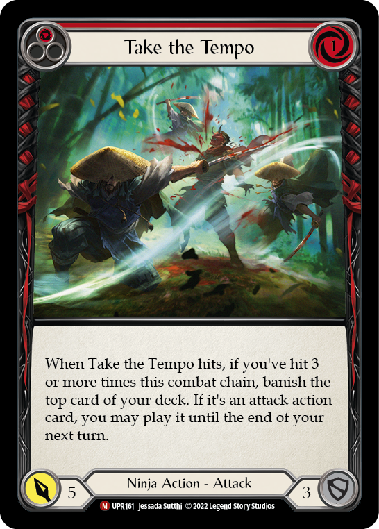 Flesh and Blood TCG | Take the Tempo [UPR161] (Uprising)  Rainbow Foil | The Nerd Merchant