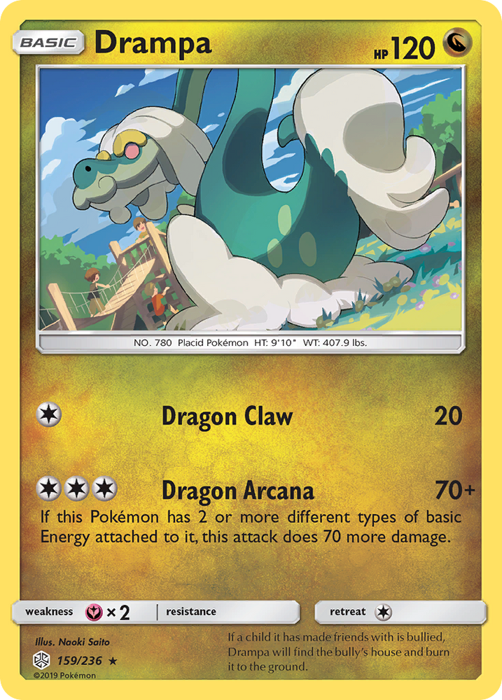 Pokemon| Drampa (159/236) [Sun & Moon: Cosmic Eclipse] | The Nerd Merchant