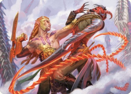Magic | Tyvar's Stand Art Card [Phyrexia: All Will Be One Art Series] | The Nerd Merchant