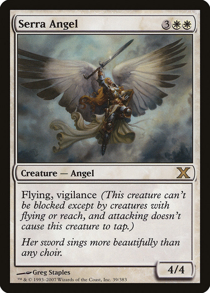 Magic | Serra Angel [Tenth Edition] | The Nerd Merchant