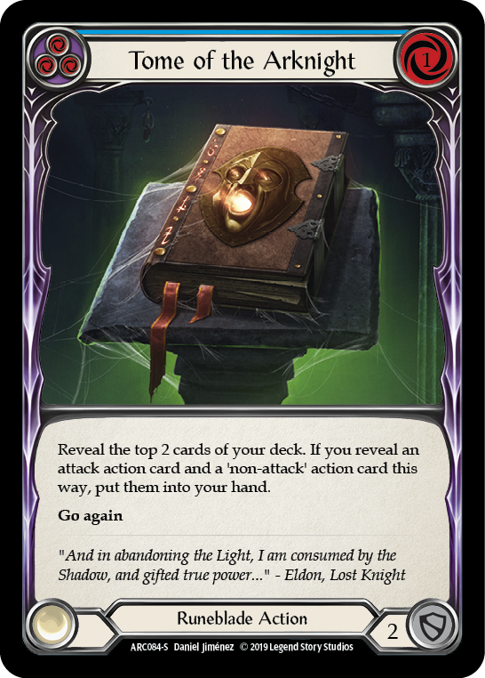Flesh and Blood TCG | Tome of the Arknight [ARC084-S] (Arcane Rising)  1st Edition Normal | The Nerd Merchant