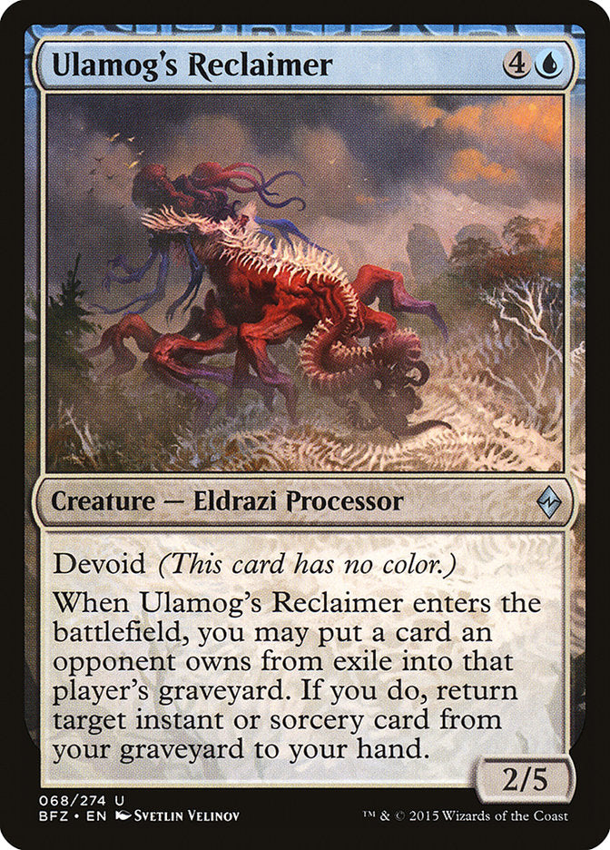 Magic | Ulamog's Reclaimer [Battle for Zendikar] | The Nerd Merchant