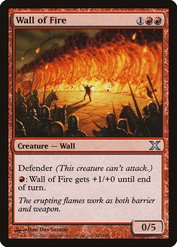 Magic | Wall of Fire [Tenth Edition] | The Nerd Merchant