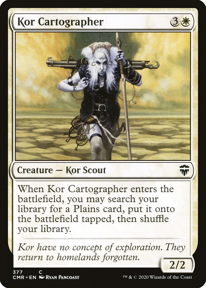 Magic | Kor Cartographer (377) [Commander Legends] | The Nerd Merchant