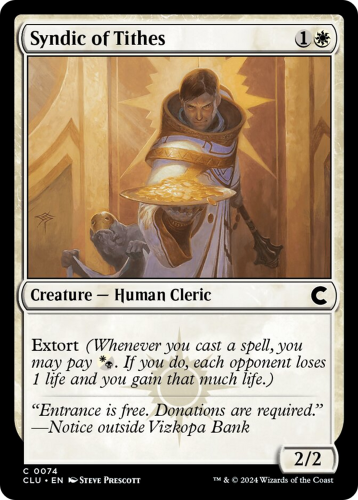 Magic | Syndic of Tithes [Ravnica: Clue Edition] | The Nerd Merchant