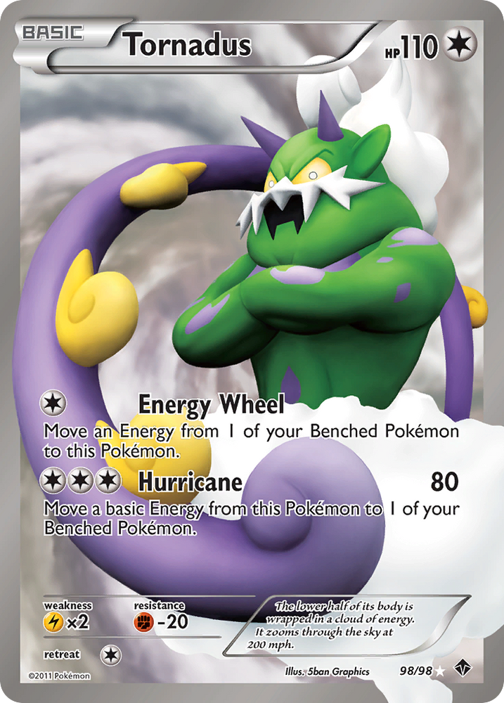 Pokemon | Tornadus (98/98) [Black & White: Emerging Powers] | The Nerd Merchant