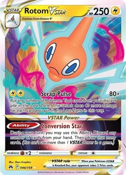Pokemon | Rotom VSTAR (046/159) [Sword & Shield: Crown Zenith] | The Nerd Merchant