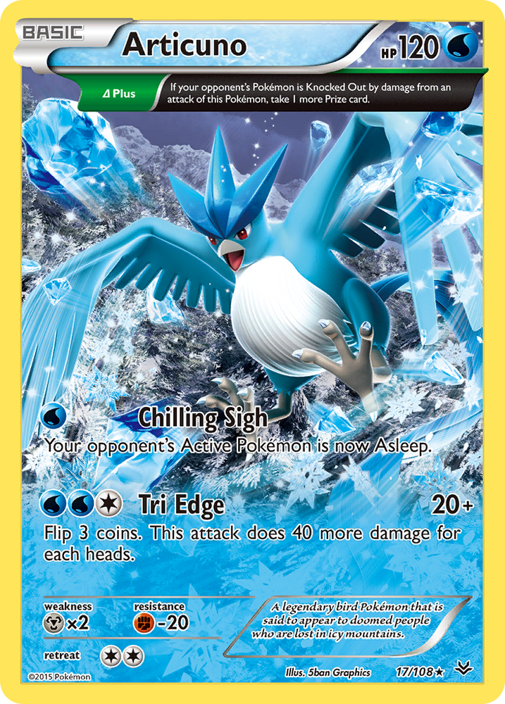 Pokemon | Articuno (17/108) [XY: Roaring Skies] | The Nerd Merchant