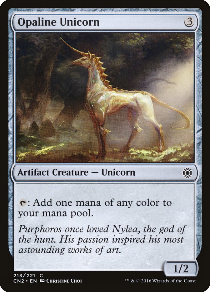 Magic | Opaline Unicorn [Conspiracy: Take the Crown] | The Nerd Merchant