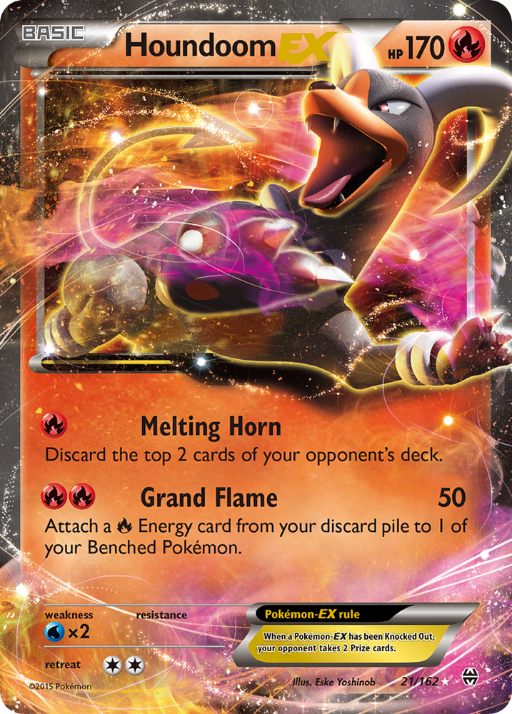 Pokemon | Houndoom EX (21/162) [XY: BREAKthrough] | The Nerd Merchant