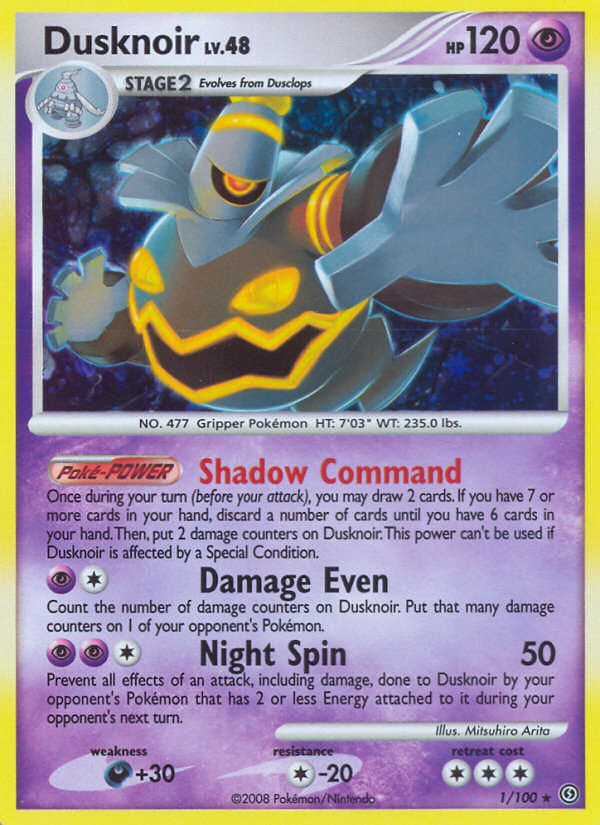 Pokemon | Dusknoir (1/100) [Diamond & Pearl: Stormfront] | The Nerd Merchant