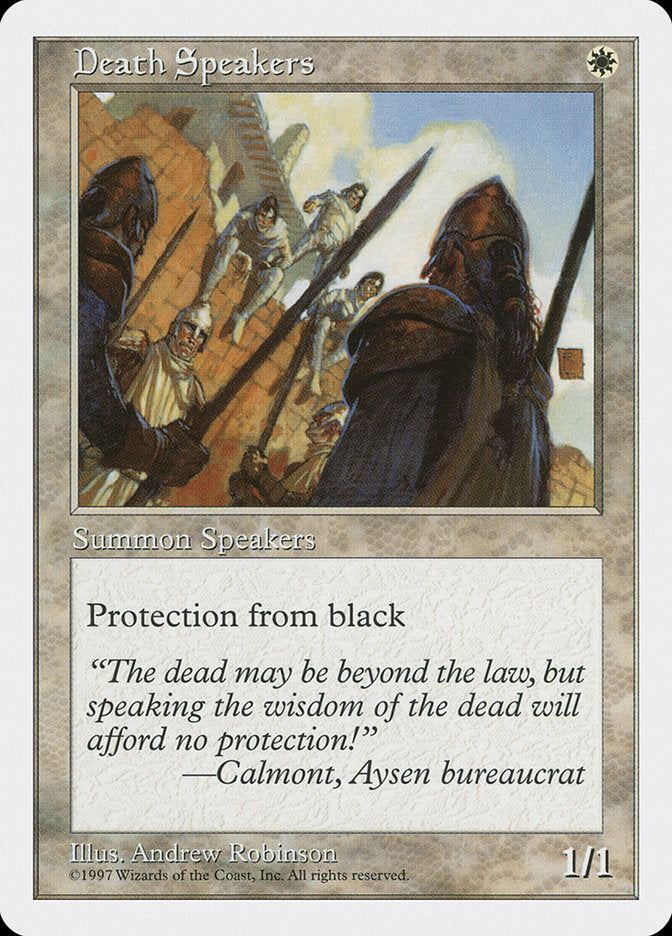 Magic | Death Speakers [Fifth Edition] | The Nerd Merchant