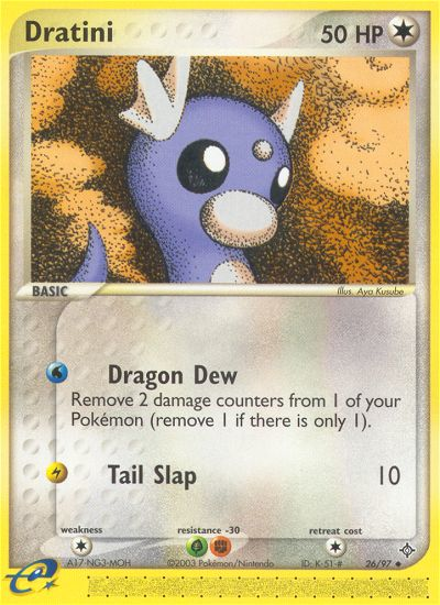 Pokemon | Dratini (26/97) [EX: Dragon] | The Nerd Merchant