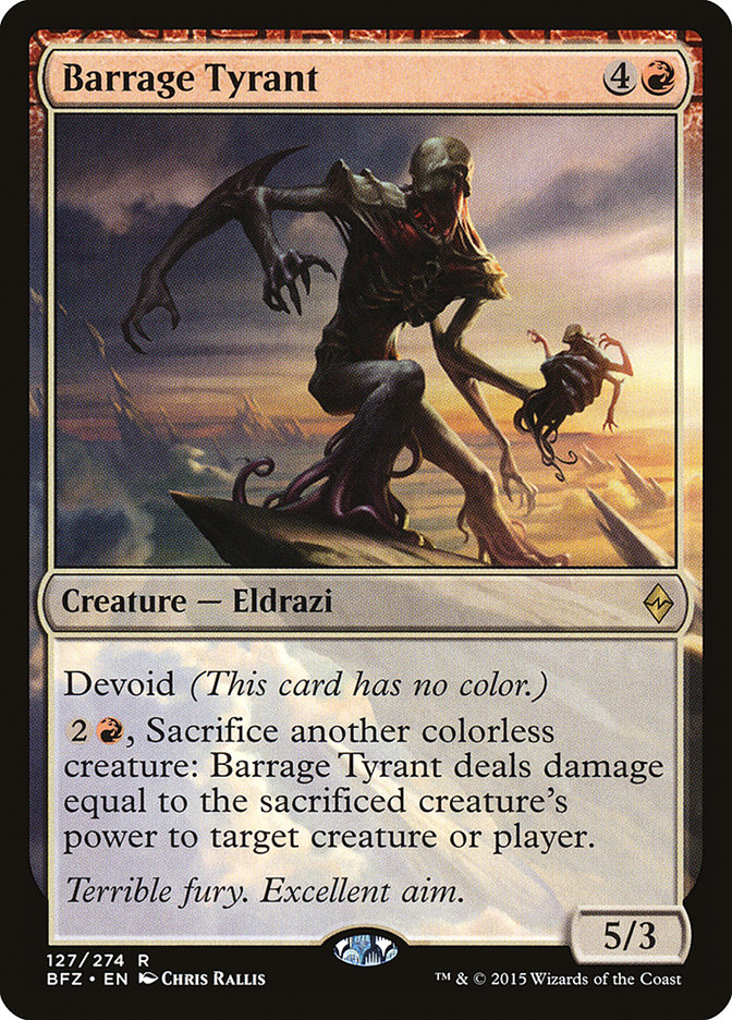 Magic | Barrage Tyrant [Battle for Zendikar] | The Nerd Merchant