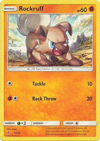 Pokemon | Rockruff (14/30) [Sun & Moon: Trainer Kit - Lycanroc] | The Nerd Merchant