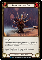 Flesh and Blood TCG | Talisman of Warfare [EVR193] (Everfest)  1st Edition Cold Foil | The Nerd Merchant
