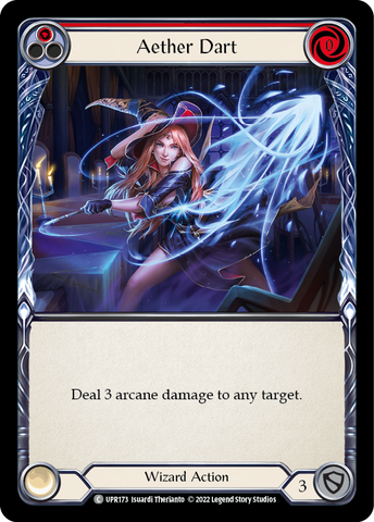 Flesh and Blood TCG | Aether Dart (Red) [UPR173] (Uprising)  Rainbow Foil | The Nerd Merchant
