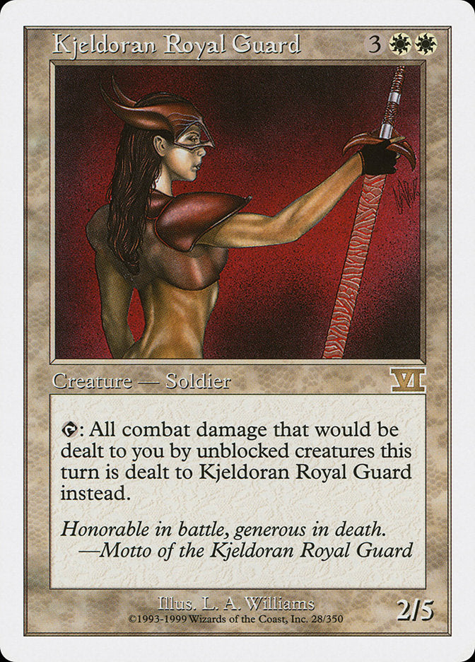Magic | Kjeldoran Royal Guard [Classic Sixth Edition] | The Nerd Merchant