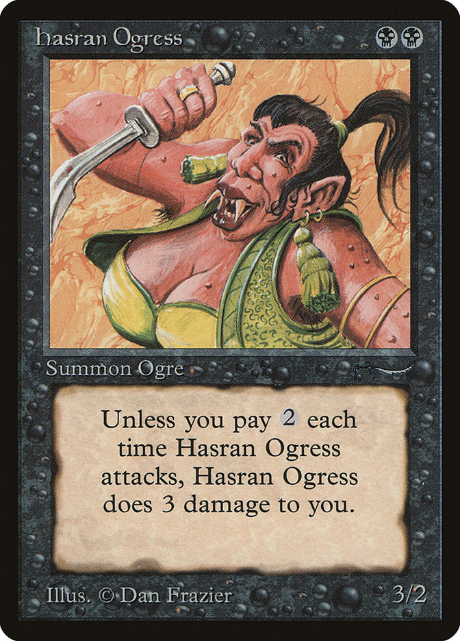 Magic | Hasran Ogress (Light Mana Cost) [Arabian Nights] | The Nerd Merchant