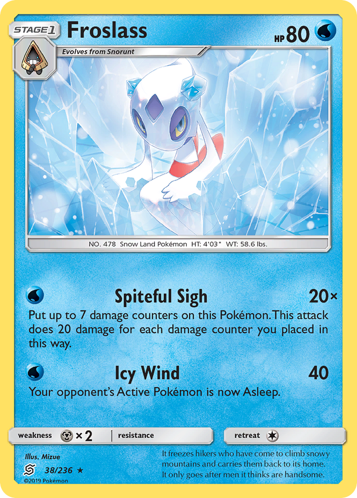 Pokemon | Froslass (38/236) [Sun & Moon: Unified Minds] | The Nerd Merchant