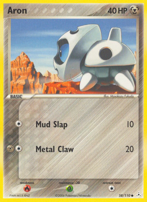 Pokemon | Aron (58/110) [EX: Holon Phantoms] | The Nerd Merchant