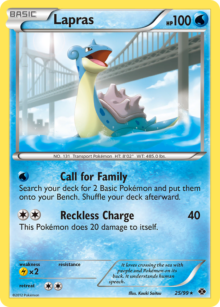 Pokemon | Lapras (25/99) [Black & White: Next Destinies] | The Nerd Merchant