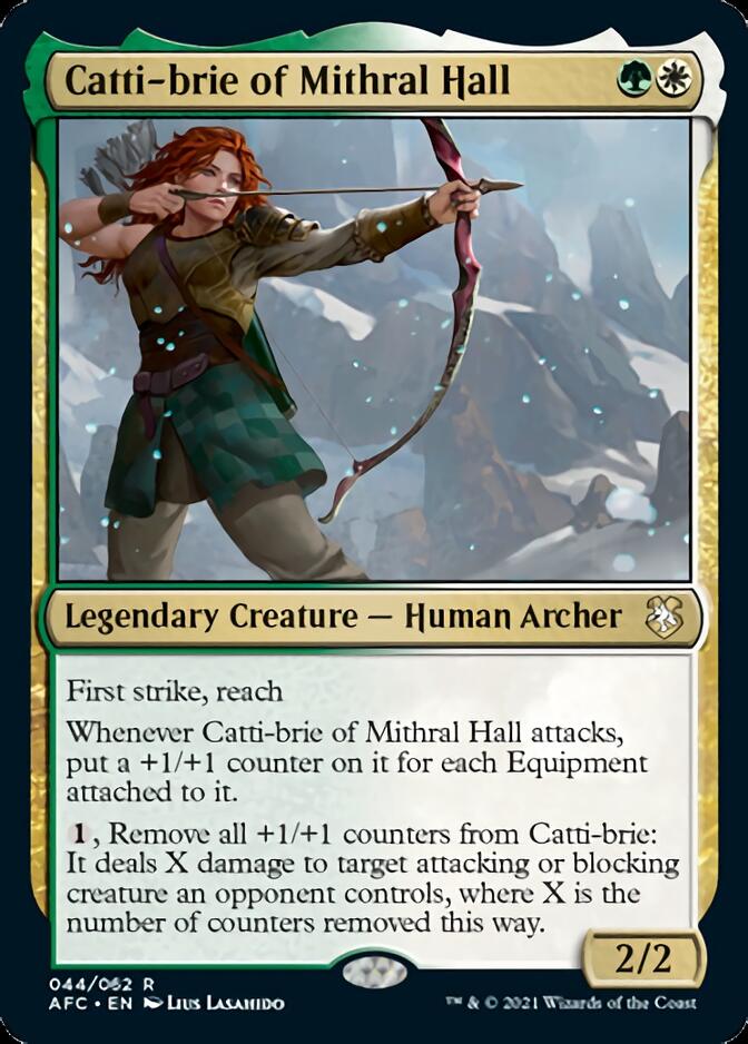 Magic | Catti-brie of Mithral Hall [Dungeons & Dragons: Adventures in the Forgotten Realms Commander] | The Nerd Merchant