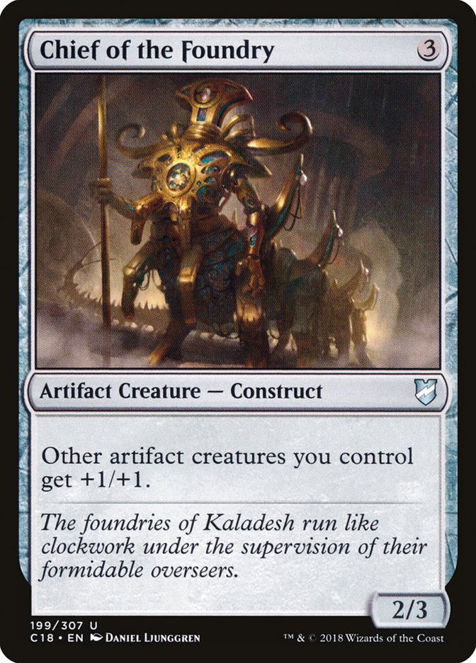 Magic | Chief of the Foundry [Commander 2018] | The Nerd Merchant