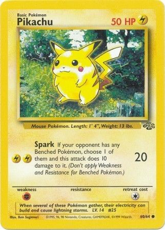 Pokemon | Pikachu (60/64) [Jungle Unlimited] | The Nerd Merchant