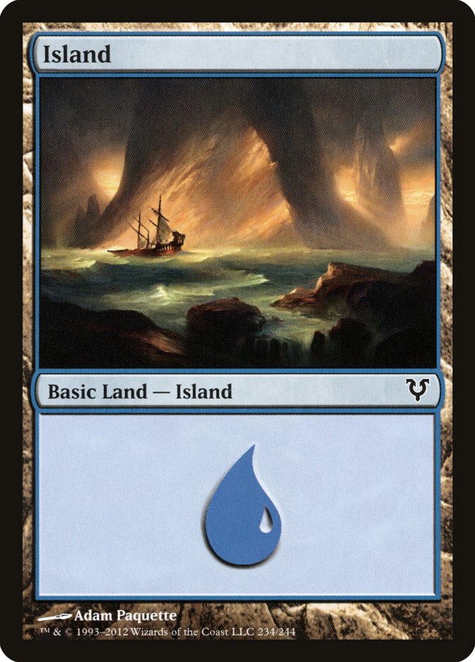 Magic | Island (234) [Avacyn Restored] | The Nerd Merchant