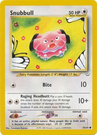 Pokemon | Snubbull (55/64) [Neo Revelation Unlimited] | The Nerd Merchant