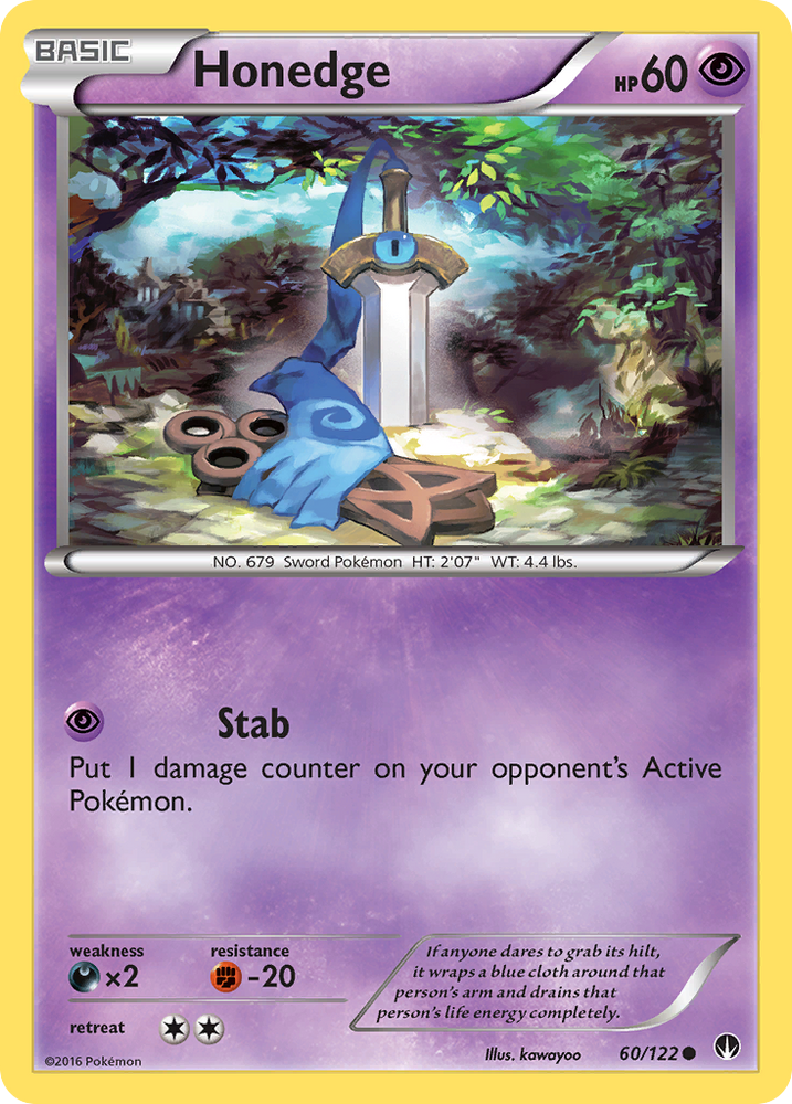 Pokemon | Honedge (60/122) [XY: BREAKpoint] | The Nerd Merchant