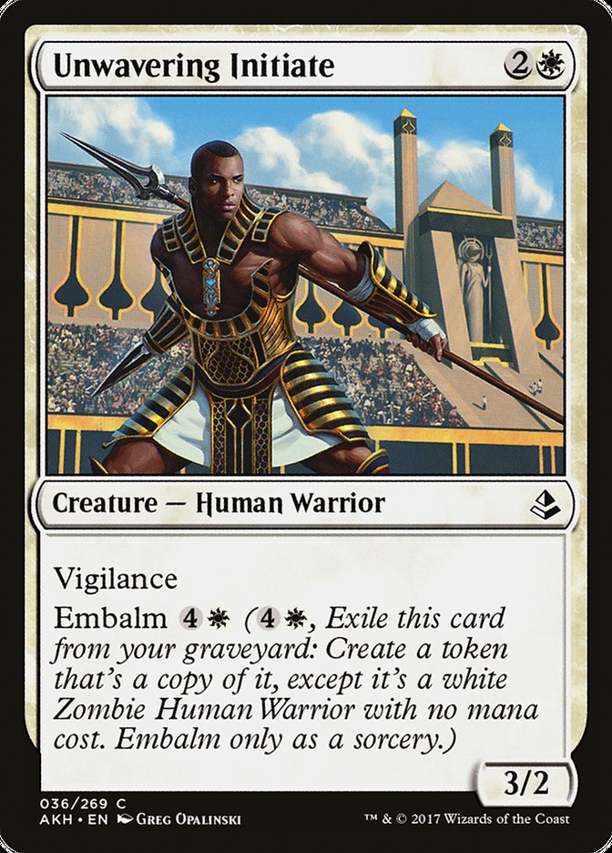 Magic | Unwavering Initiate [Amonkhet] | The Nerd Merchant